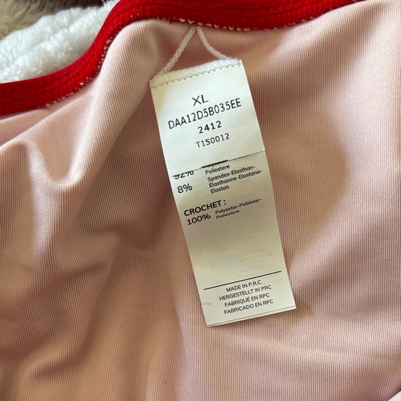 Cupshe Red and White Swimsuit size XL - Picture 8 of 10